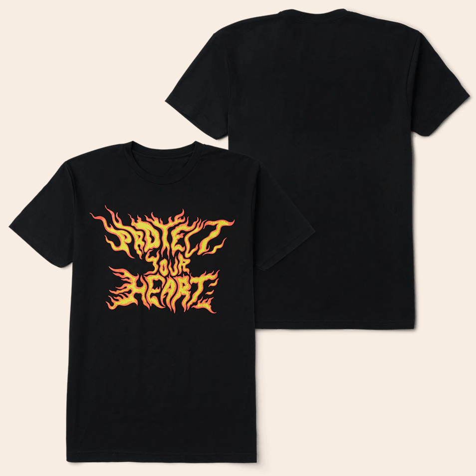 Sam And Colby Shirt XPLR Merch Protect Your Heart Peach T-Shirt Good Fathers Day Birthday Gifts