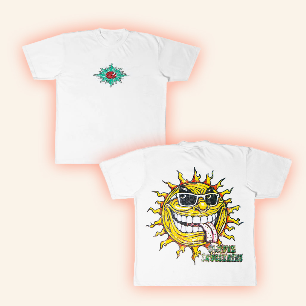 Sampleind Merch Smpl Sun White Shirt Gifts For Friends