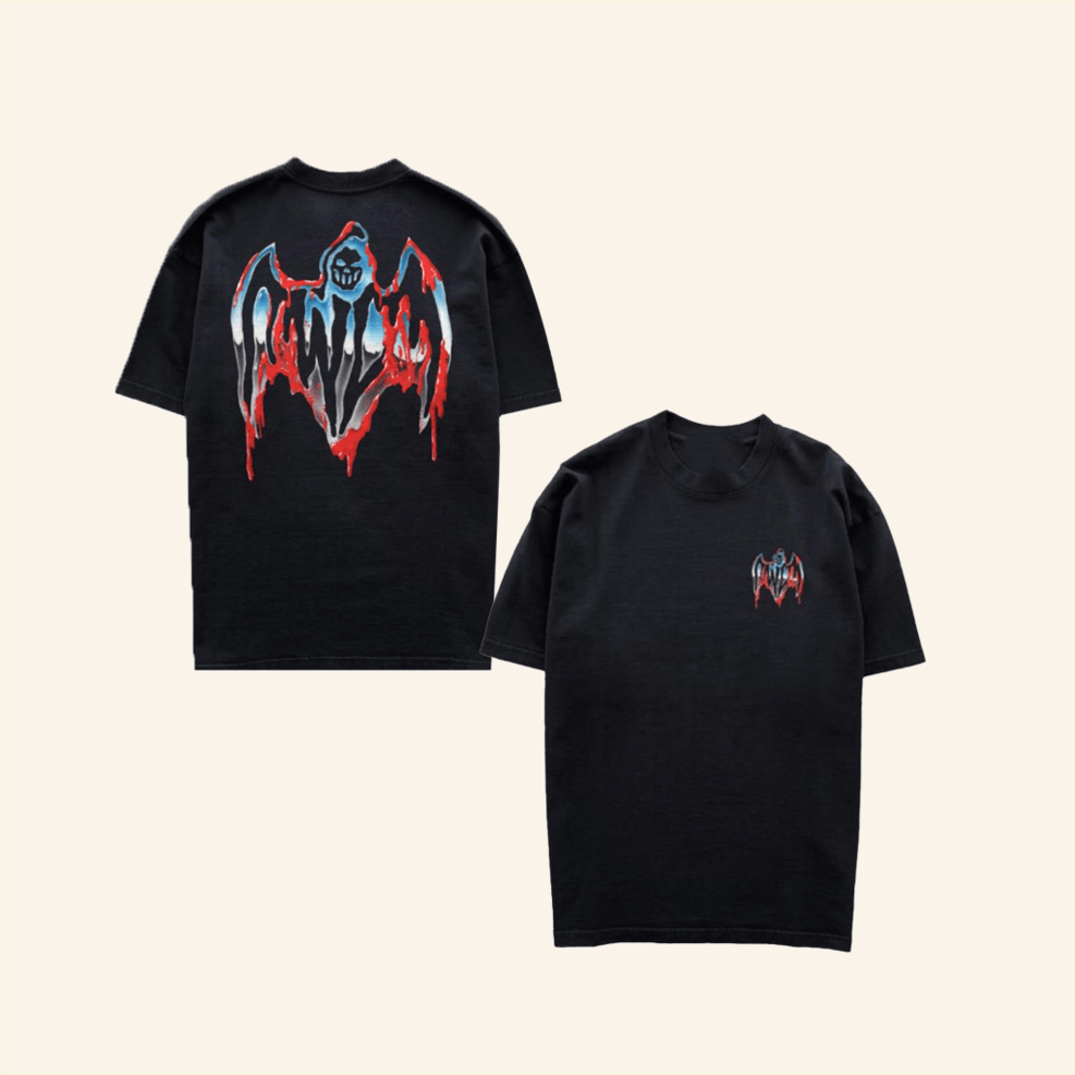 Samurai Bat Reaper Black T-Shirt Warren Lotas Merch Gift Ideas For Dad Best Friend Gifts