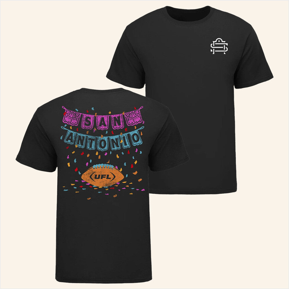 San Antonio Brahmas Papel Picado Men's T-Shirt Theufl Merch Birthday Gifts For Best Friend