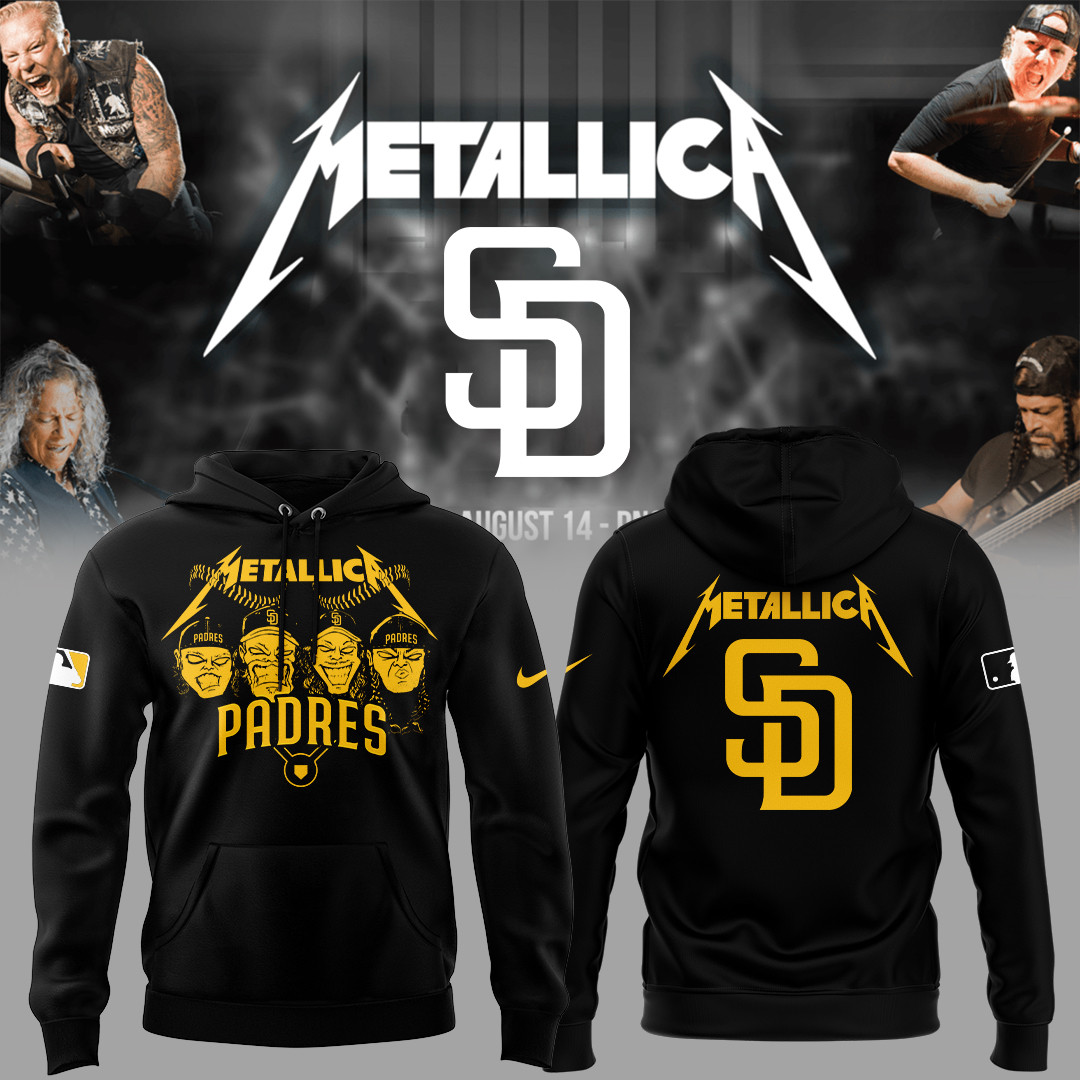 San Diego Baseball Metallica Night Hoodie Unique Merch For Baseball Fans
