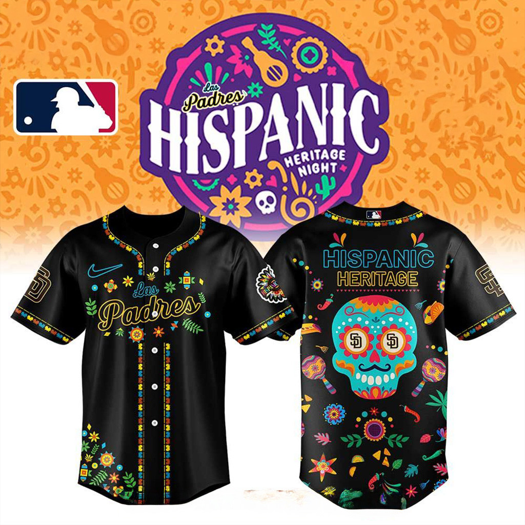 San Diego Padres Hispanic Heritage Night 2025 Jersey Padres Merch Baseball Player Gift Ideas