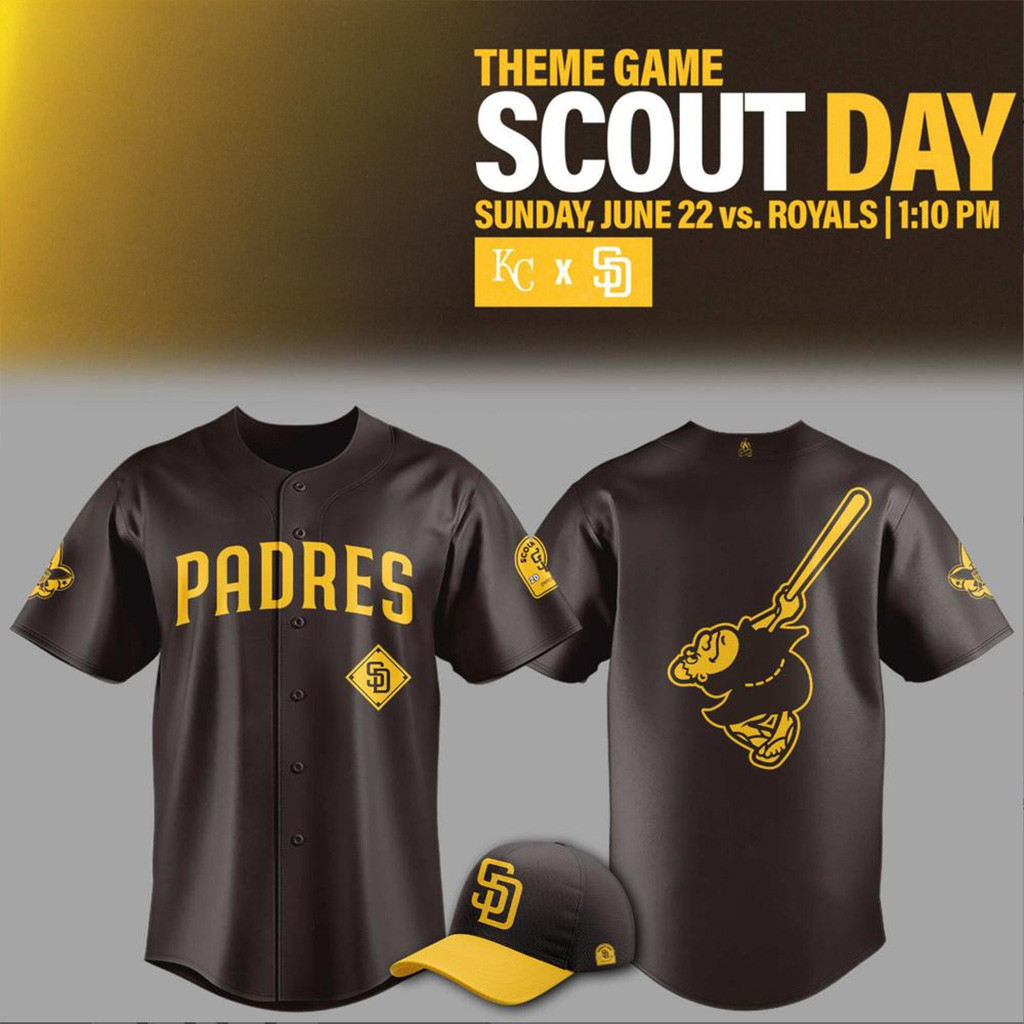 San Diego Padres Scout Day 2025 Special Baseball Jersey San Diego Padres Merch Dad Gifts
