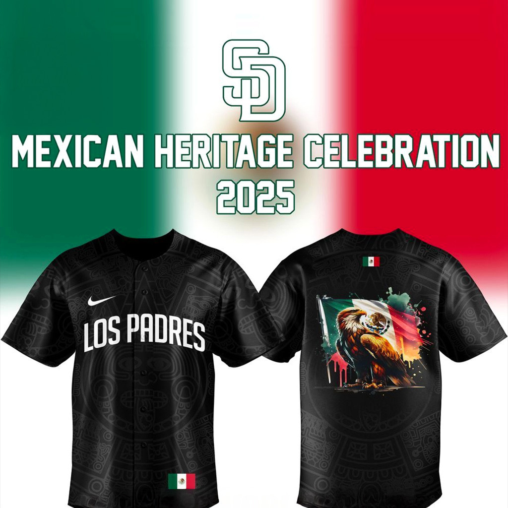 San Diego Padres X Mexican Heritage Celebration 2025 Baseball Jersey Padres Merch Gifts For Him