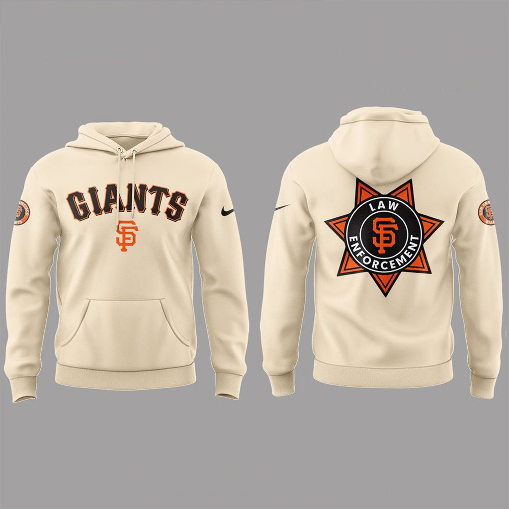 San Francisco Giants Law Enforcement Appreciation Night 2025 Hoodie Giants Merch Dad Gifts
