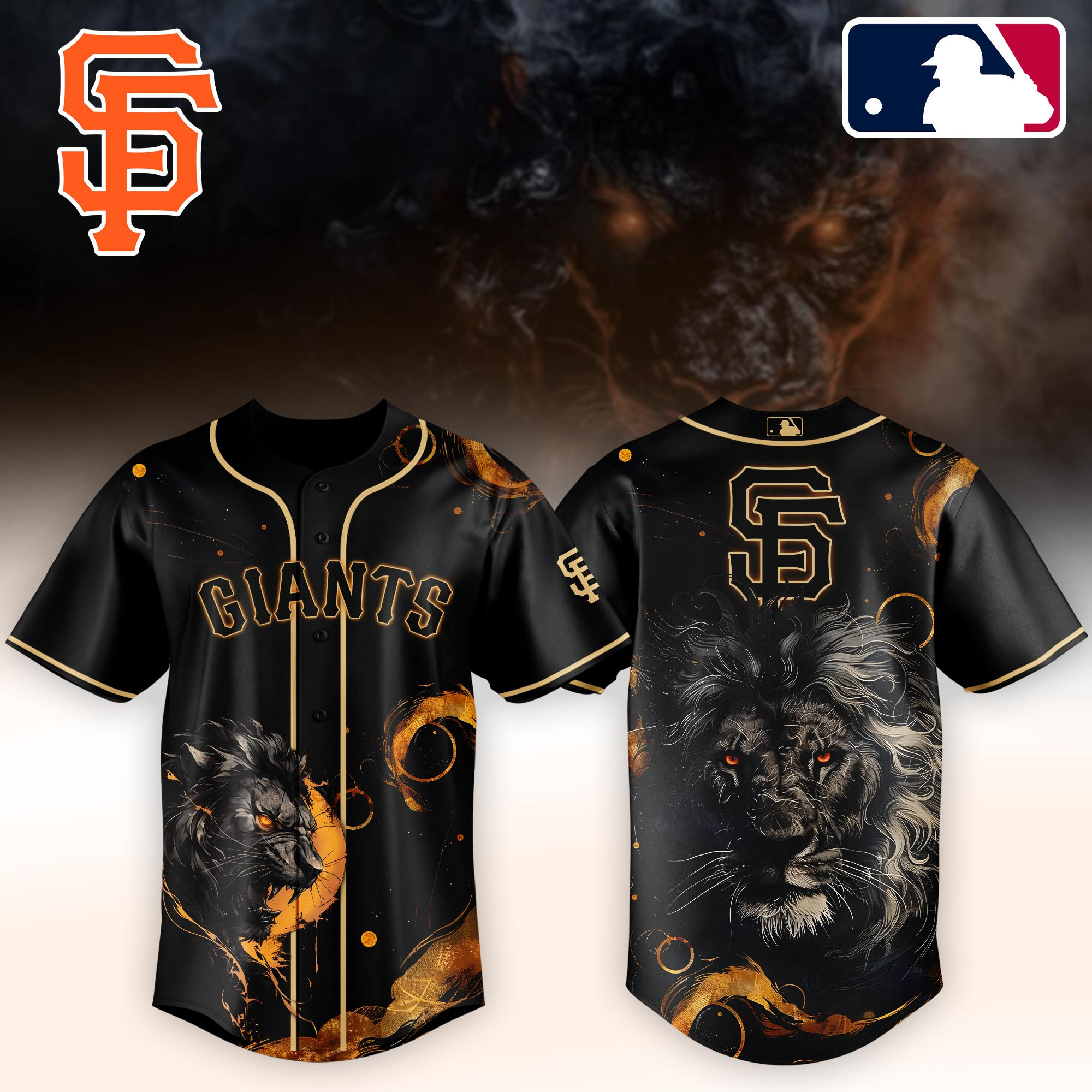 San Francisco Giants Mlb X Lion Baseball Jersey For Fans