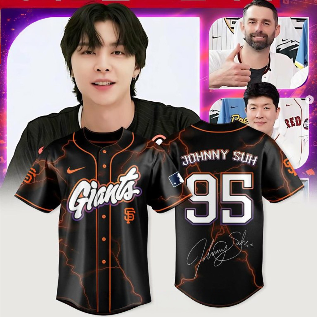 San Francisco Giants X K-Pop Johnny Suh Jersey San Francisco Giants Merch Gifts For Fans