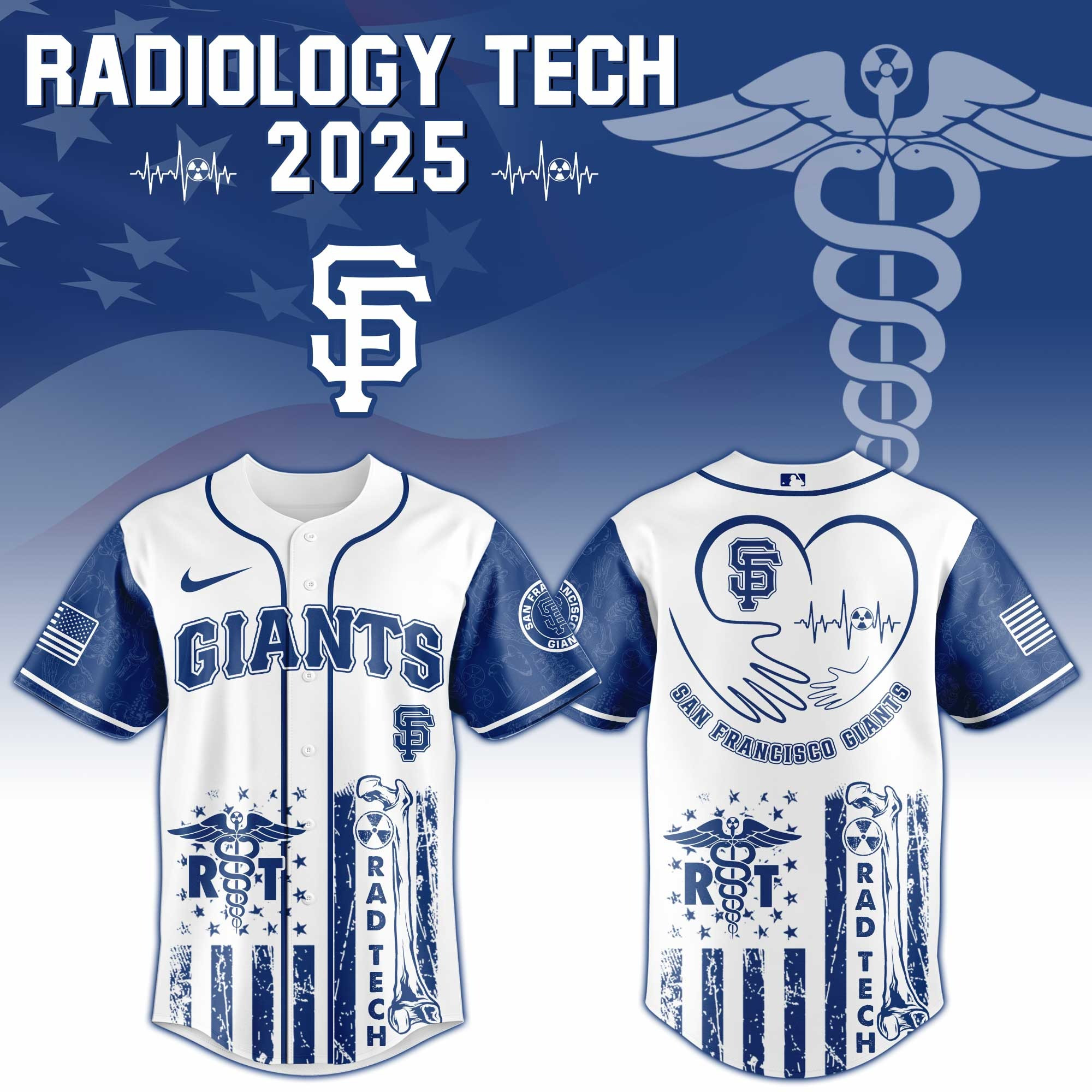 San Francisco Giants x Radiology Tech Night Exclusive Design Jersey San Francisco Giants Merch