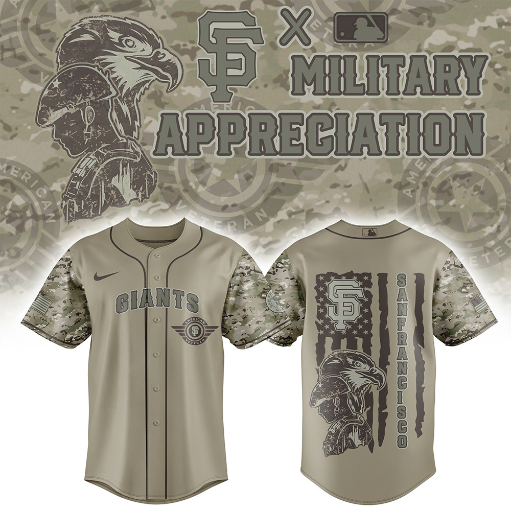 San Francisco Giants x Veteran U.S 2025 Baseball Jersey Gifts For Father