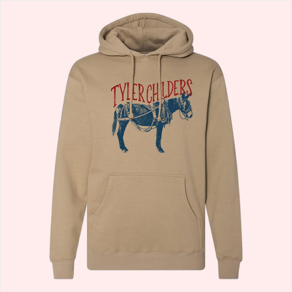 Sandstone Mule Hoodie Tyler Childers Merch Birthday Gifts For Him BFF Gifts Ideas