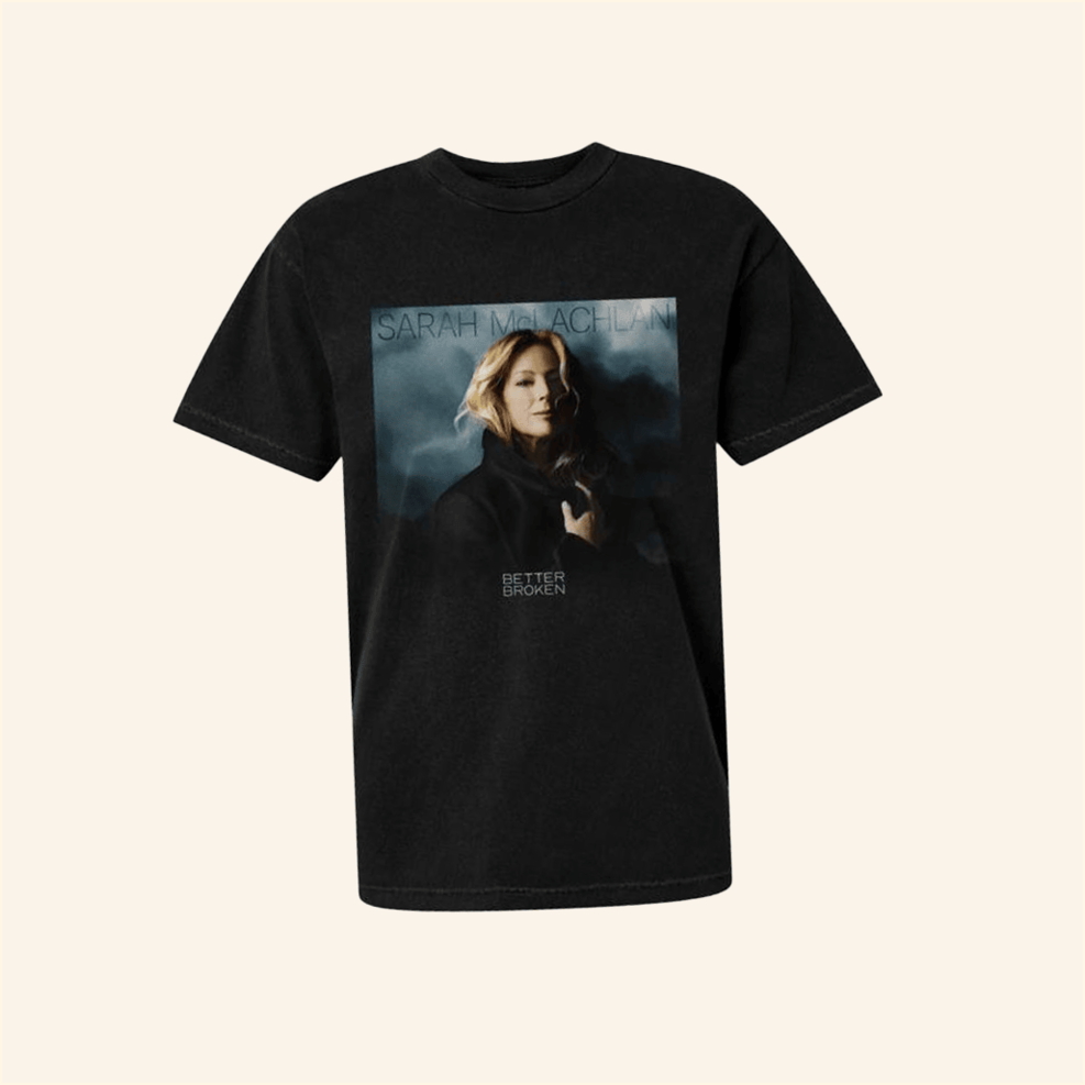 Sarah Mclachlan Better Broken Album T-Shirt Concord Records Merch Birthday Gifts For Fans