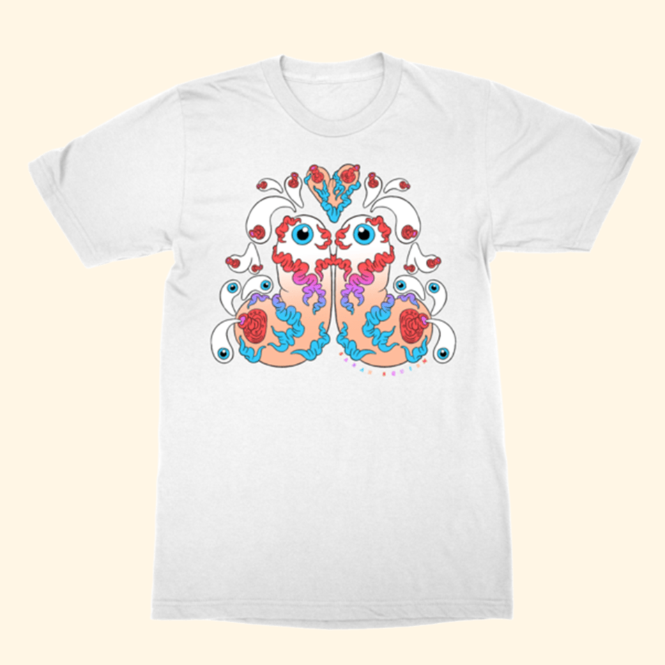 Sarah Sherman Shirt Snl Sarah Sherman Merch Sarah Squirm Eye Boob T-Shirt Gifts For Dad