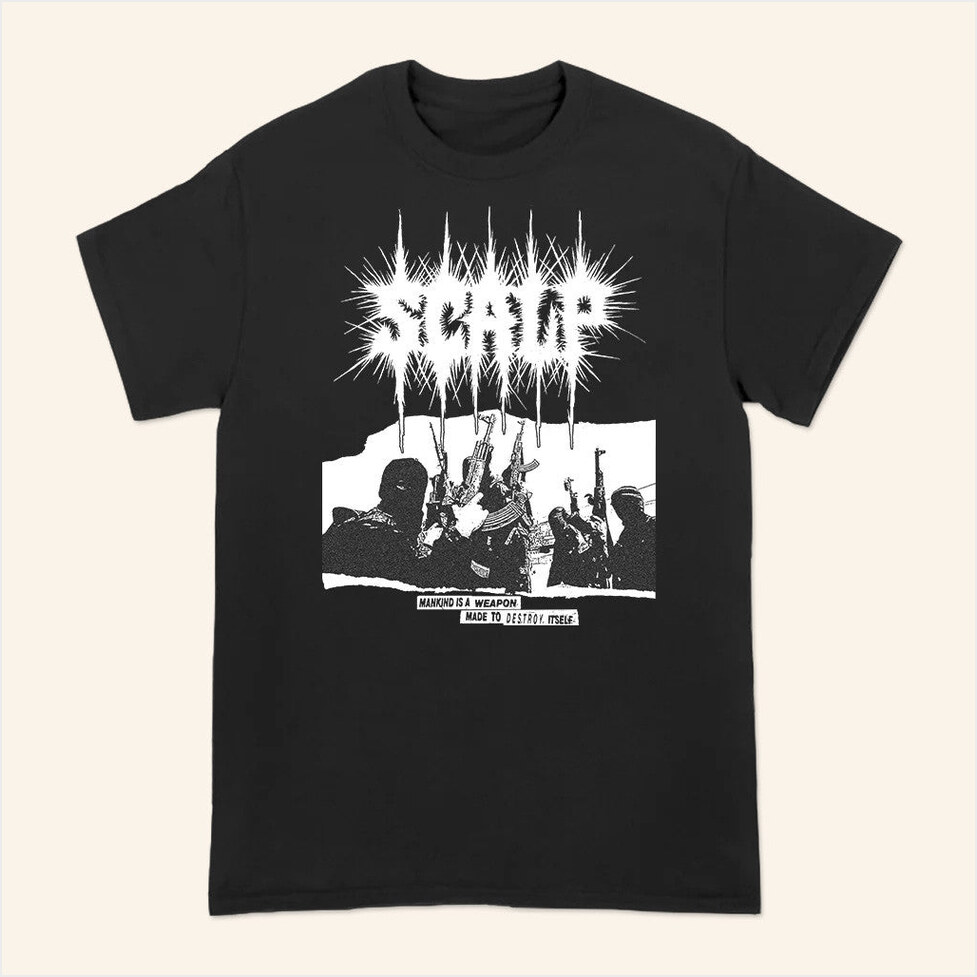 Scalp Mankind Is A Weapon T-Shirt Allin Merch Best Birthday Gifts For Dad Gifts For Besties
