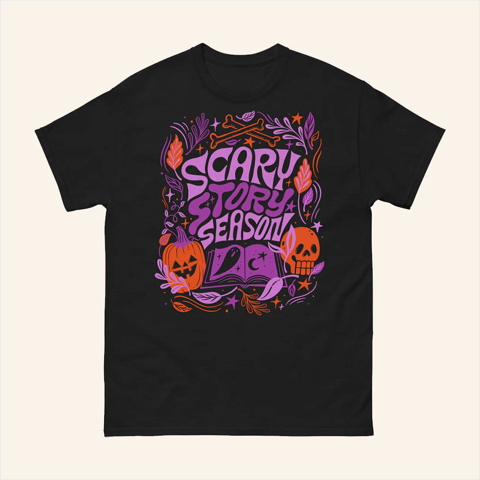Scary Story Season Women's T-Shirt Out Of Print Merch Best Friend Birthday Gifts