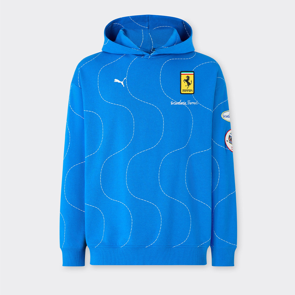 Scuderia Ferrari Monza 2025 Merch Puma For Scuderia Ferrari HP 2025 Monza Hoodie Gifts For Fans