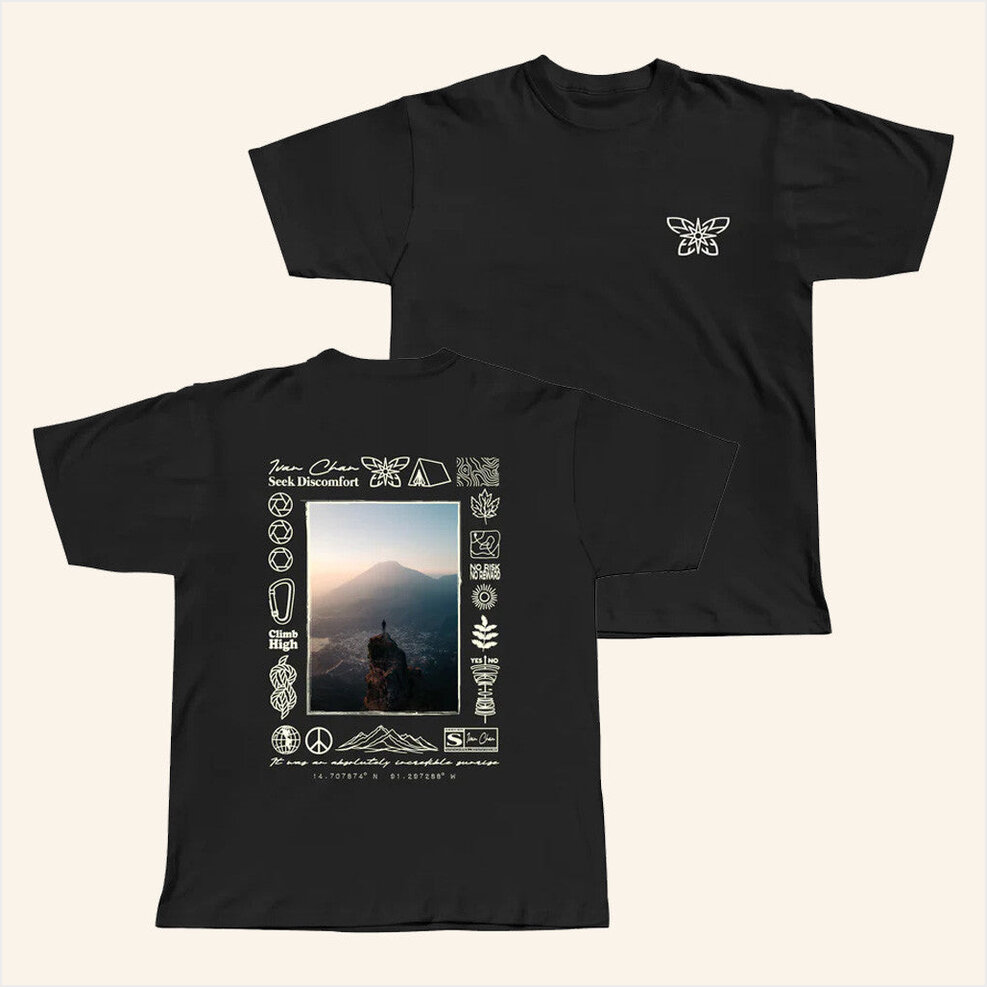 SD x Ivan Chan T-Shirt Seek Discomfort Merch Present For Her Birthday Gift Ideas