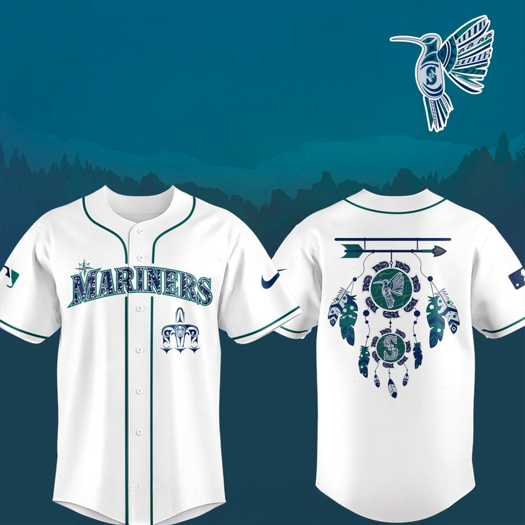 Seattle Mariners American Heritage Night 2025 Jersey Seattle Mariners Merch Gifts For Fans