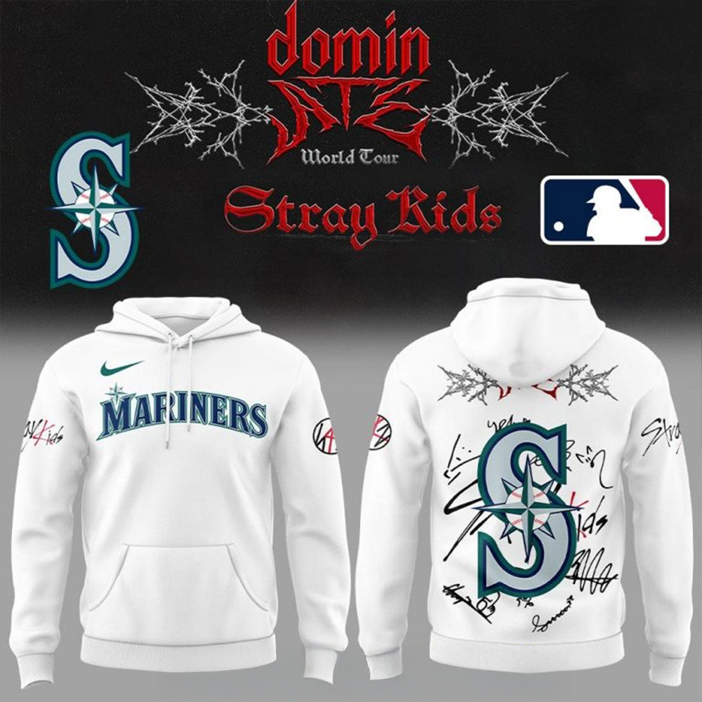 Seattle Mariners x Stray Kids Show 2025 Special Hoodie Seattle Mariners Merch Fans Gifts