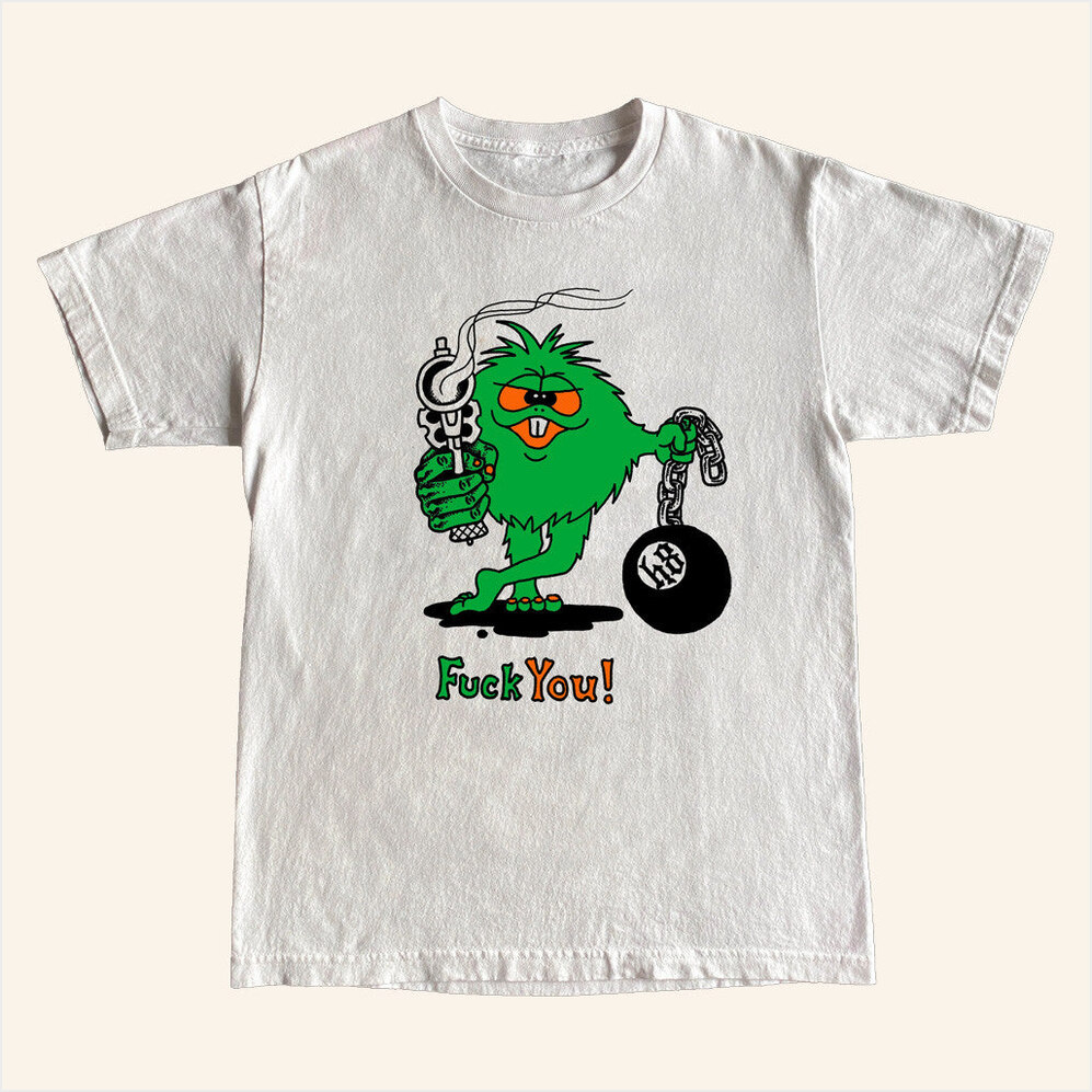 Section H8 FK You White T-Shirt The Wrong Side Merch Presents For Him Birthday Gifts For BFF