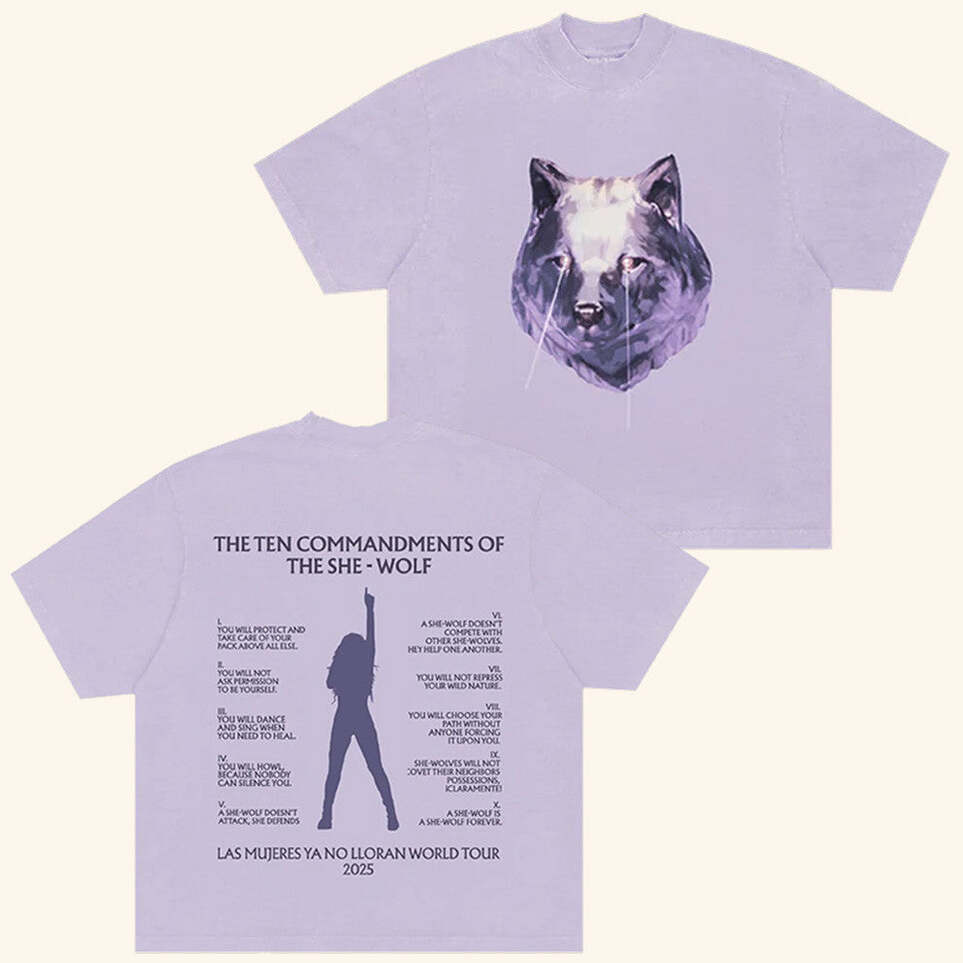 Shakira Merch Lmynl World Tour Commandments T-Shirt Gift Ideas For Wife Birthday Gifts For BFF