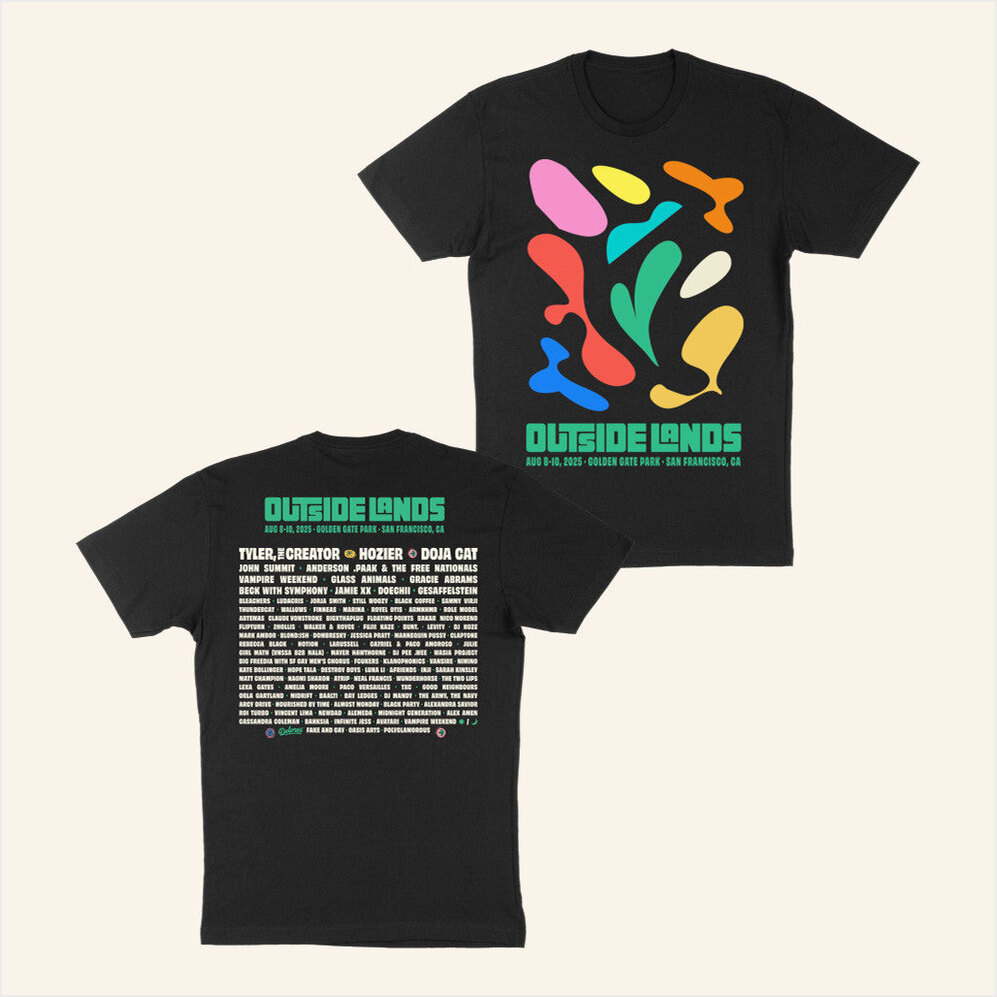 Shapes Event T-Shirt Outside Lands Merch Present For Husband Birthday Gift Ideas