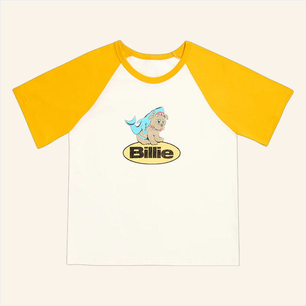 Shark Yellow And White T-Shirt Billie Eilish Merch Cute Gifts For Sister BFF Gifts Ideas