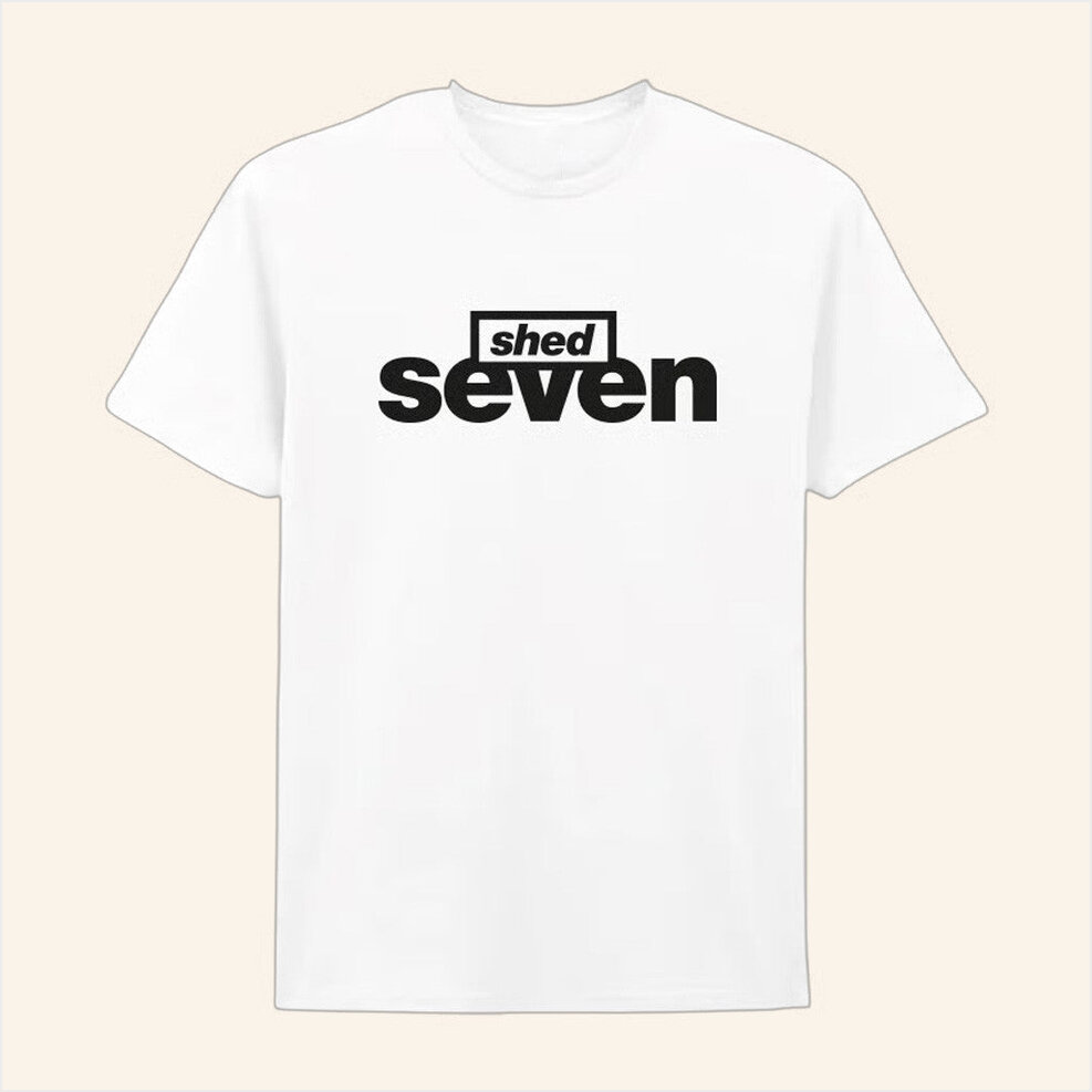 Shed Seven Logo T-Shirt Shed Seven Merch BFF Birthday Gifts Christmas Presents