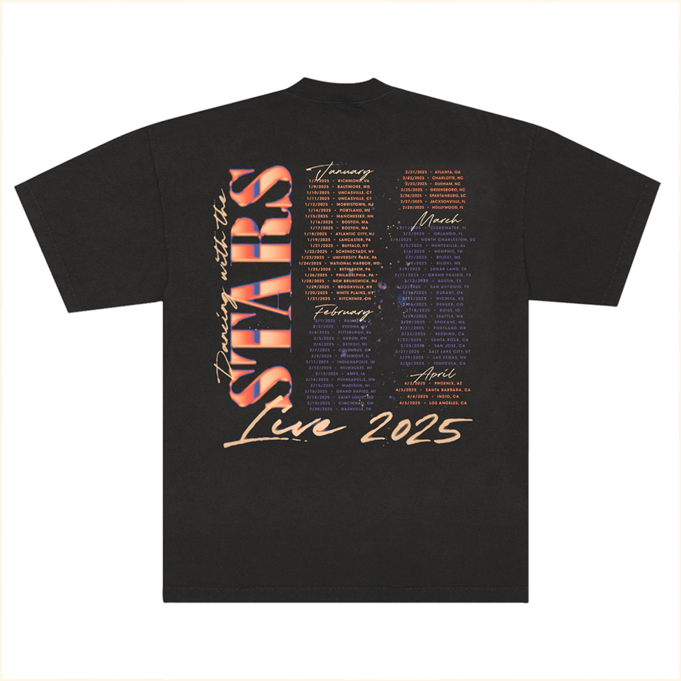 Shirt DWTS Tour Merch Dancing With The Stars Tour 2025 T-Shirt Birthday Gifts For Music Fans