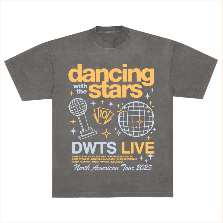 Shirt DWTS Tour Merch Dancing With The Stars Tour 2025 T-Shirt Music Lovers Gifts For Fan