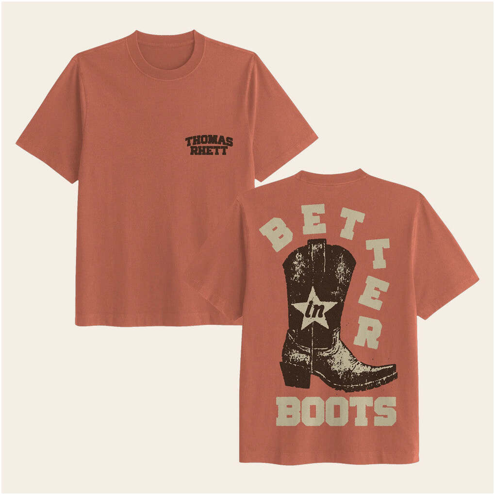 Shop Thomas Rhett Merch 2025 Terracotta T-Shirt Best Gifts For Friends Gifts For Brother