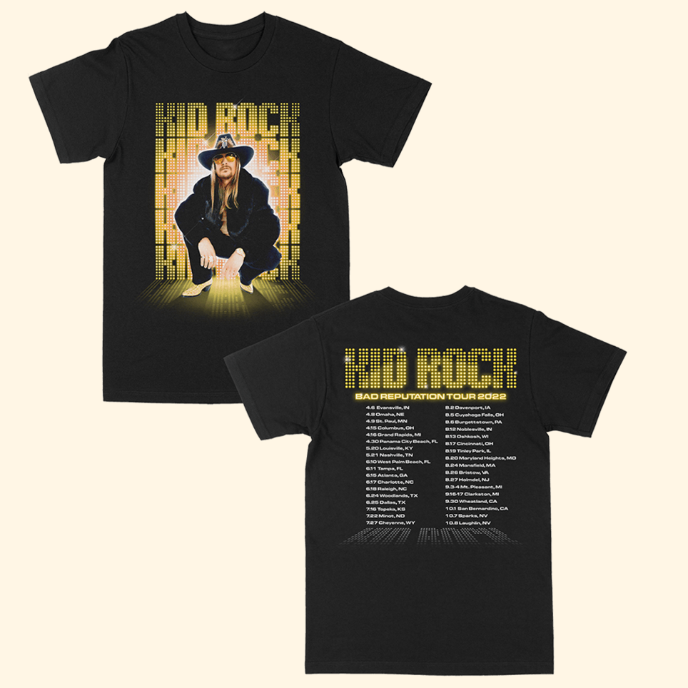 Showtime Tour T-Shirt Kid Rock Merch Dad Birthday Gifts For Father's Day 2025 Gift Idea for Him
