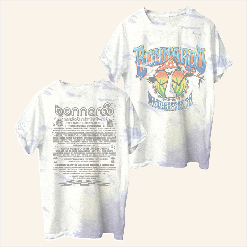 Shroom Pipe Lineup T-Shirt Bonnaroo Merch Unique Birthday Gifts For Husband Best Friend Gifts