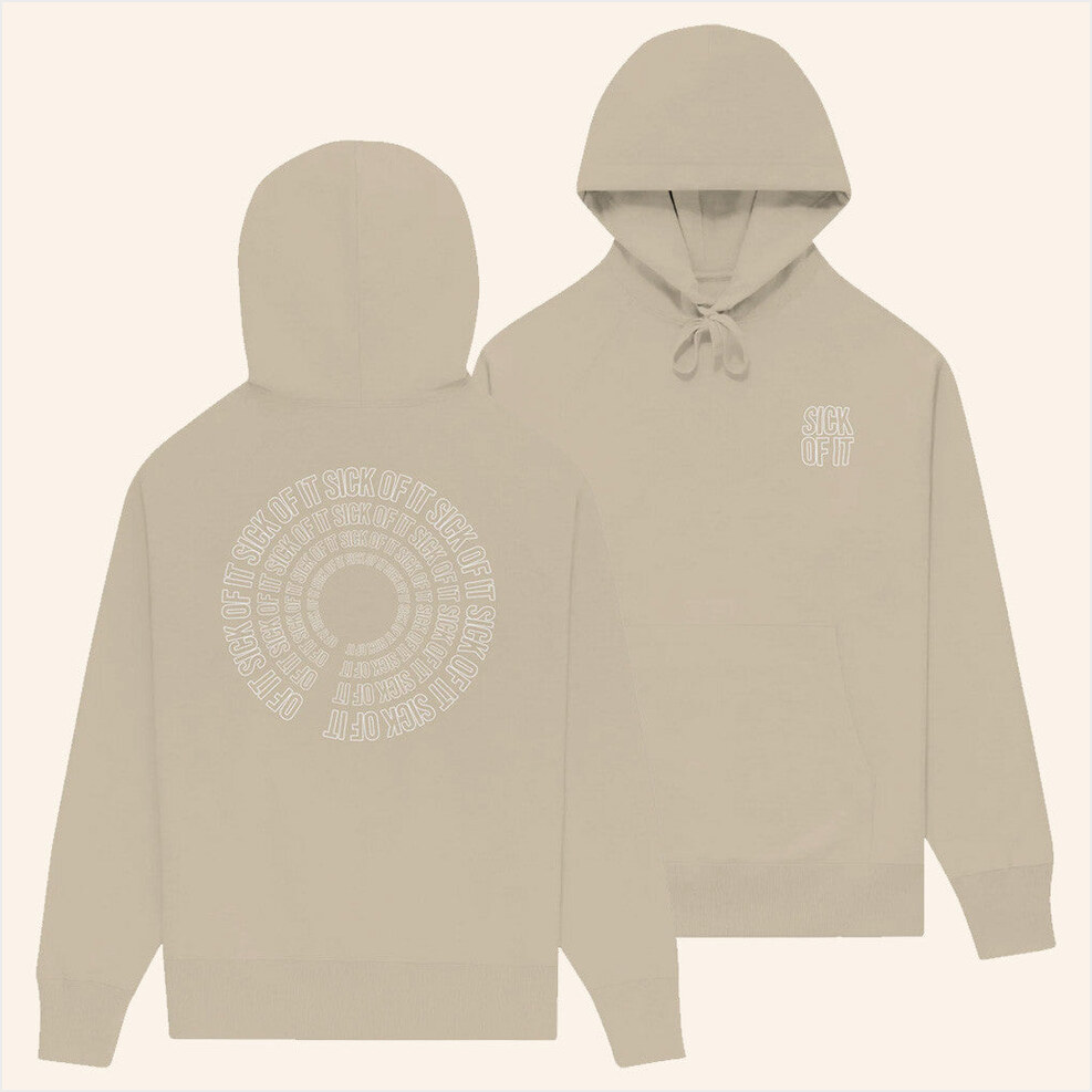 Sick Of It Sandstone Hoodie Stiff Socks Merch Unique Birthday Gifts For Boyfriend Gifts For BFF