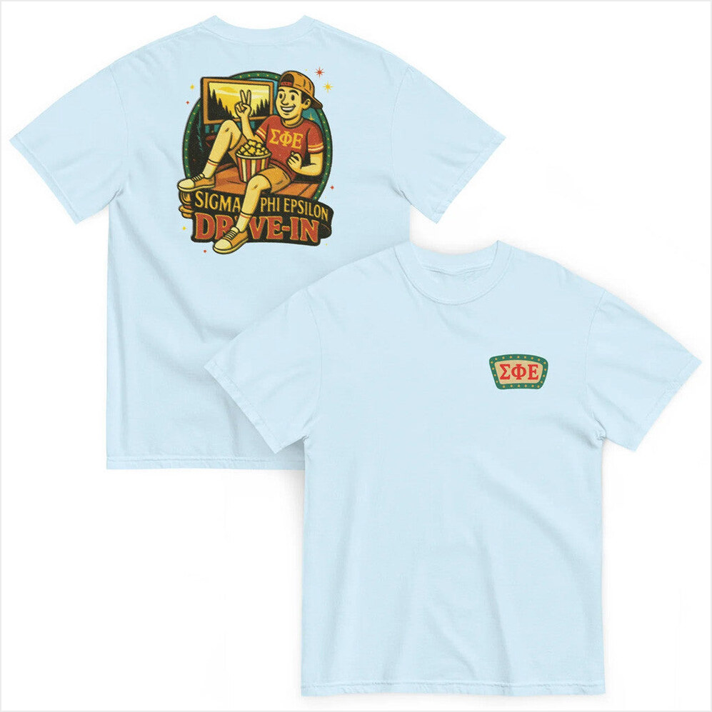 Sigep Drive In T-Shirt The Sigma Phi Epsilon Merch Gifts For Girlfriend Gifts For Best Friend