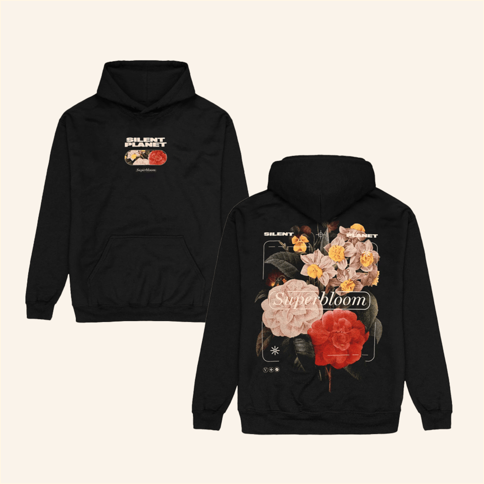 Silent Planet Superbloom Bouquet Hoodie Impericon Merch Birthday Gifts For Besties