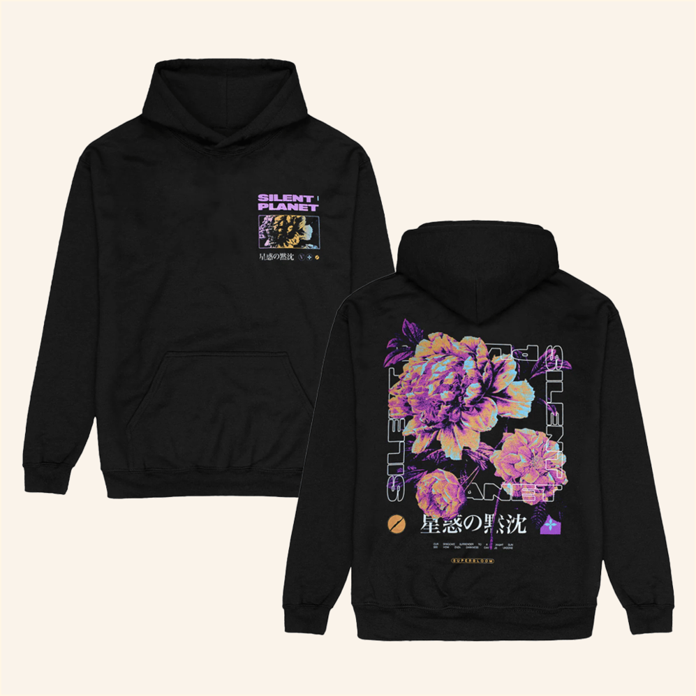 Silent Planet Superbloom Flower Hoodie Impericon Merch Birthday Gifts For Her BFF Gifts Ideas