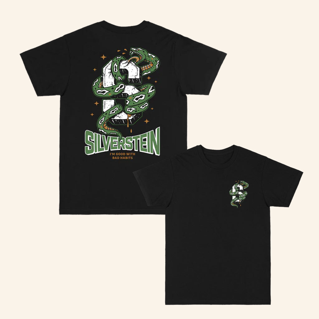 Silverstein Music Merch Snake T-Shirt Gifts For Son