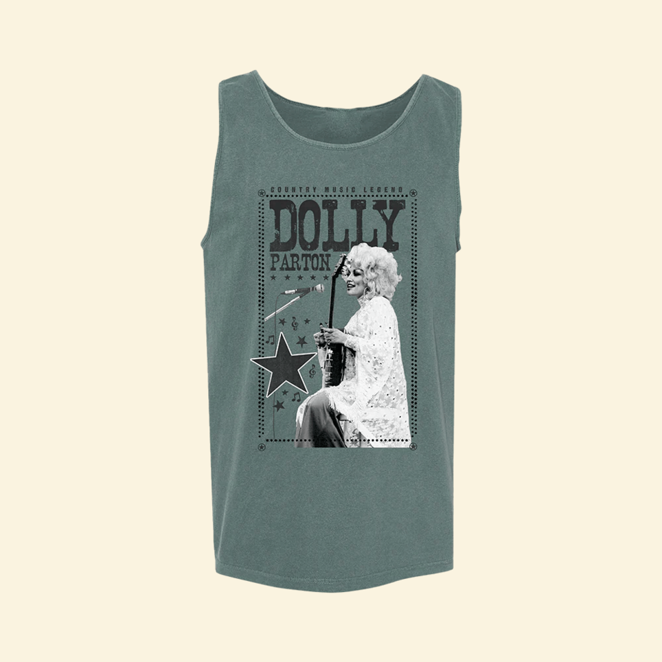 Singing Legend Photo Tank Top Dolly Parton Shirt Dolly Parton Merch Gifts For Music Fan