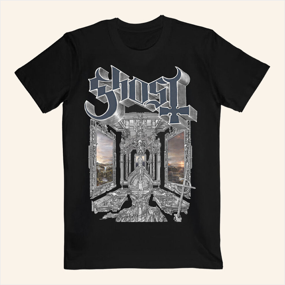 Skeleta 2025 Album Cover T-Shirt Ghost Merch Best Gifts For Music Lovers Gifts For Besties