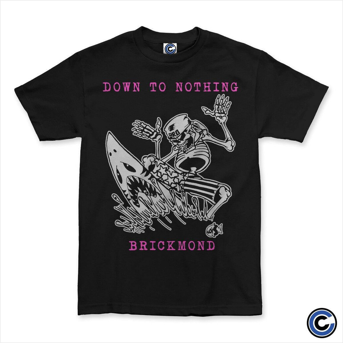 Skeleton Surfer Shirt Down To Nothing Merch Down To Nothing Shirt BFF Birthday Gifts