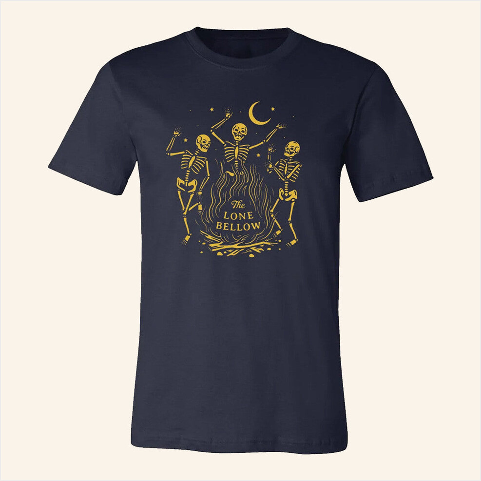 Skeleton T-Shirt The Lone Bellow Merch Birthday Gifts For Dad Best Friend Gifts