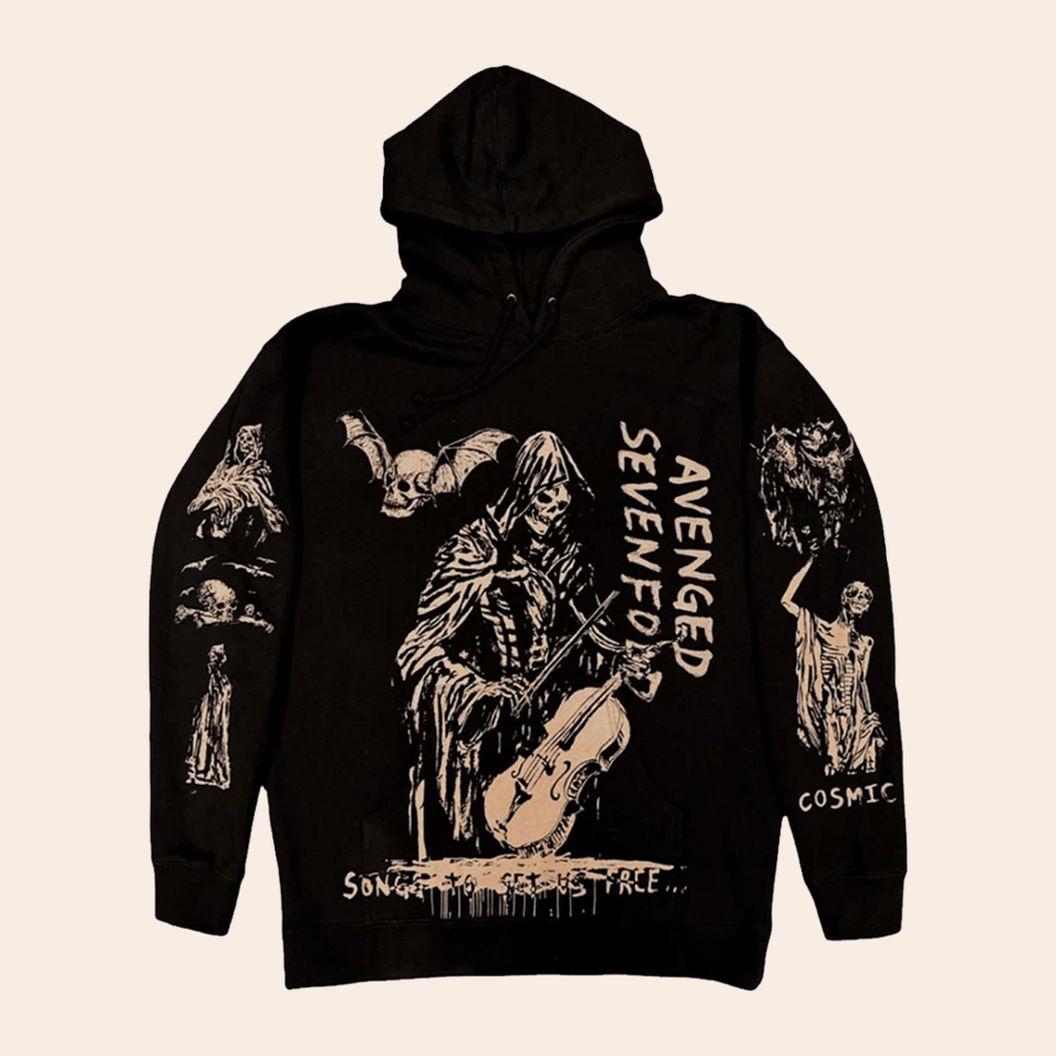 Sketchy 20 Hoodie A7x World Merch Meaningful Father's Day Birthday Gifts For Besties