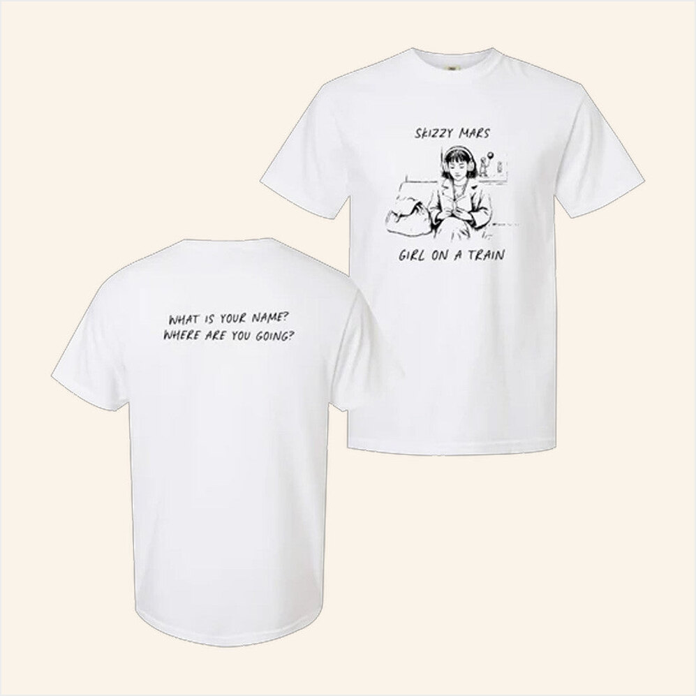 Skizzy Mars Girl On A Train T-Shirt Skizzy Mars Merch Birthday Gifts For Music Lovers