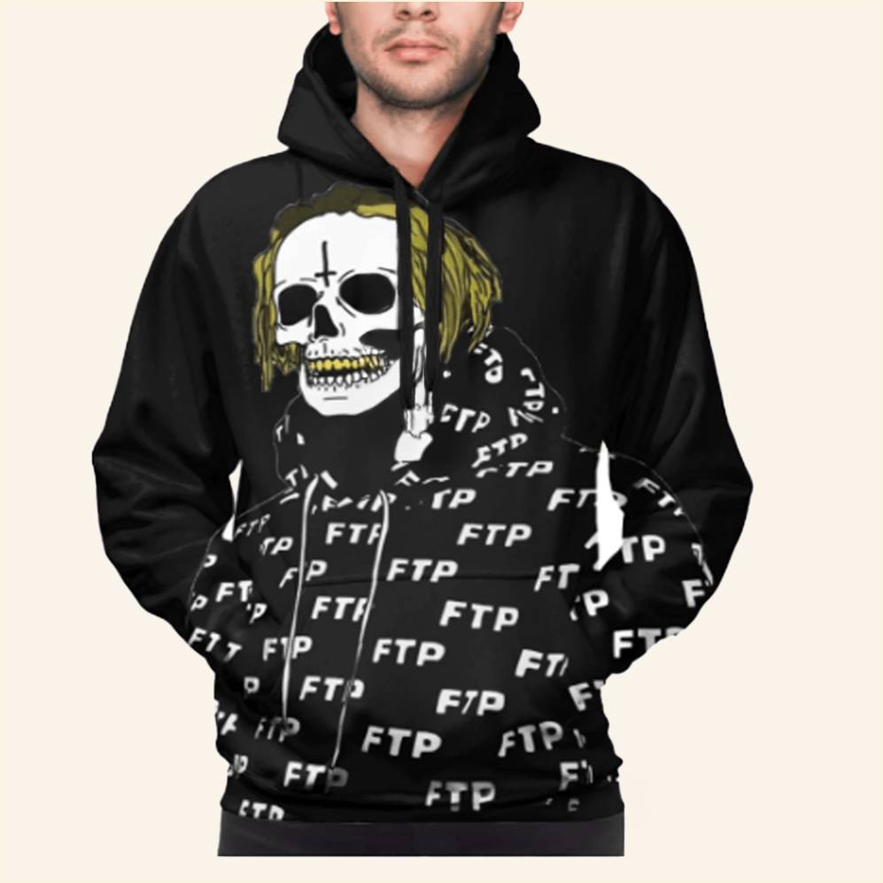 Skull FTP Print Hoodie Suicide Boys Merch SuicideBoys Hoodie G59 Merch BFF Birthday Gifts Ideas