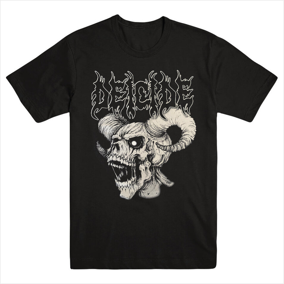 Skull Horns Shirt Deicide Merch Deicide Shirt Father'S Day Birthday Gifts For Husband