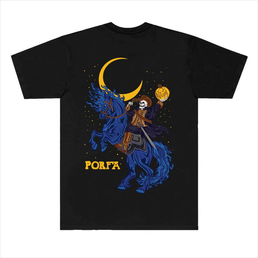 Skull Riding Porfa Shirt Porfa Merch Funny Gift Ideas For Fan Birthday Gifts For Besties