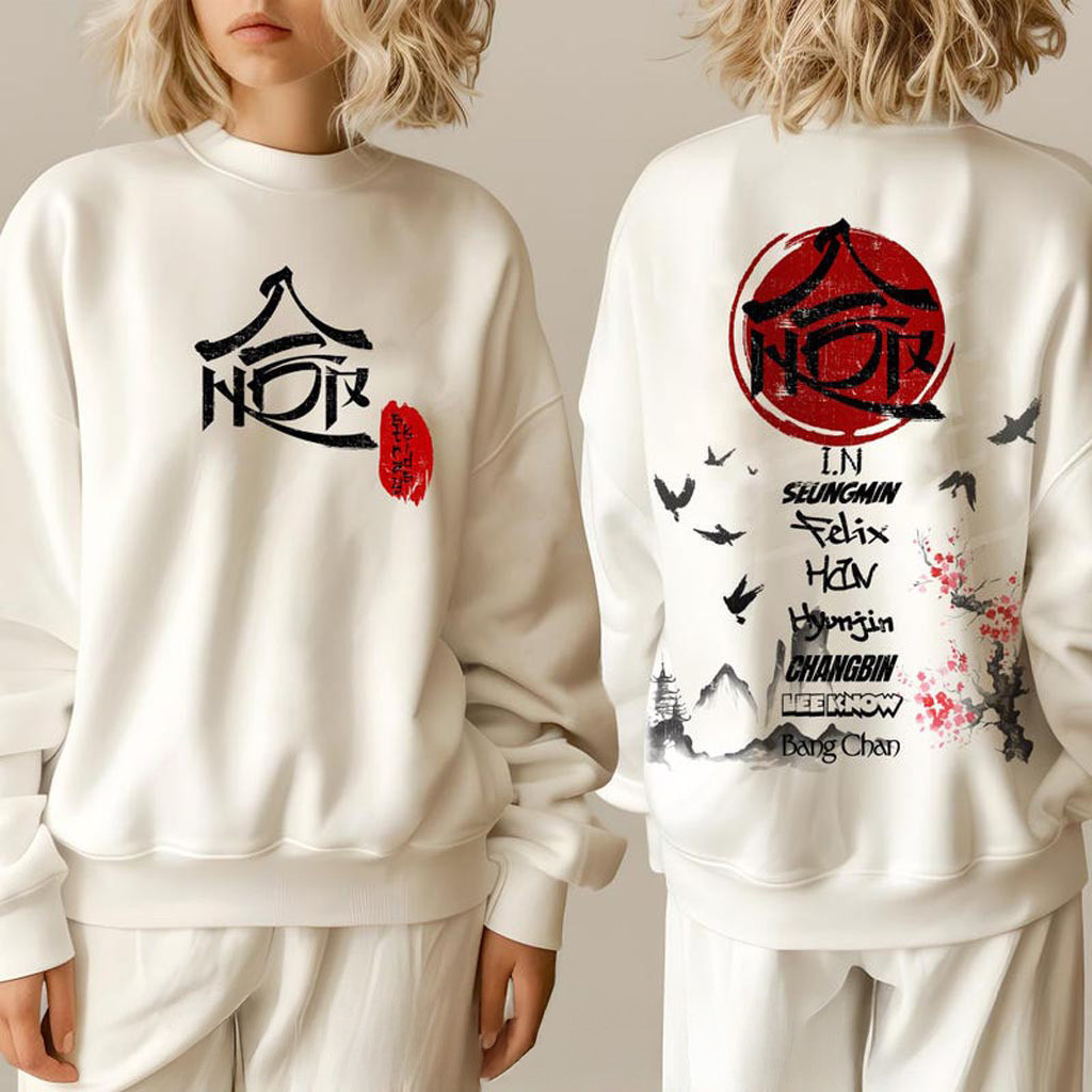 SKZHOP HIPTAPE Sweatshirt Stray Kids Domiate World Tour Sweatshirt Stray Kids Ate