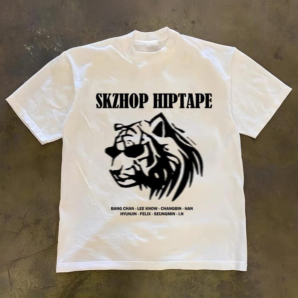 SKZHOP HIPTAPE Tshirt Stray Kids Hop Shirt Stray Kids Walkin on Water Shirt Stray Kids