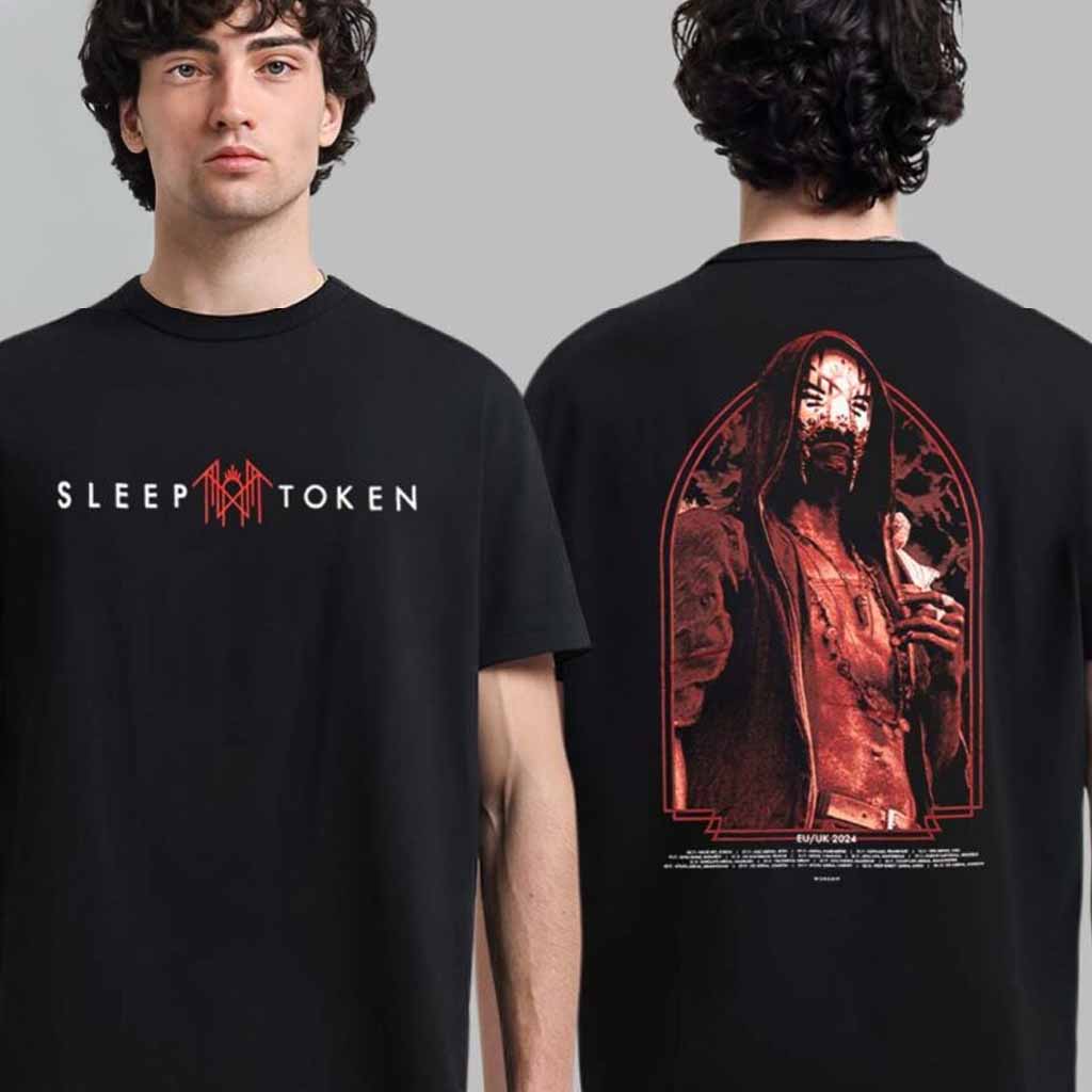 Sleep Token EU And UK 2024 Tour T-Shirt Sleep Token Merch Music Gift Ideas For Guys