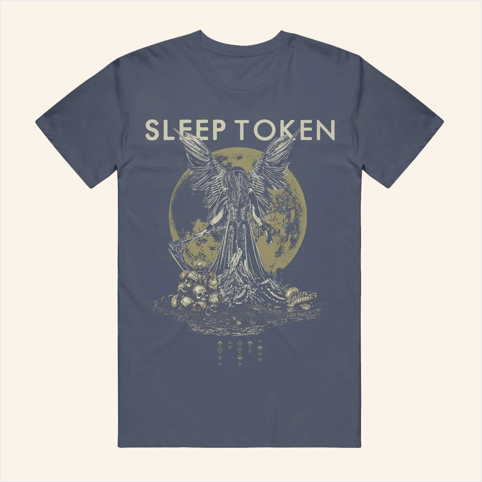 Sleep Token Take Me Back To Eden Vintage Navy T-Shirt Spinefarm Merch Him Birthday Gifts